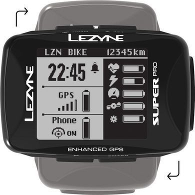 GPS компьютер Lezyne SUPER PRO GPS Черный Y13 4712806 002831