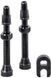 Бескамерные ниппели Hutchinson Kit Valve Tubeless, 44 мм, черные AD60247