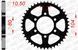 Зірка AFAM 525 Steel Chainwheel - Kawasaki [Black], 39z 16610-39