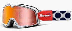 Мото маска 100% BARSTOW Goggle Hayworth - Flush Red Lens, Mirror Lens 50002-267-01 фото