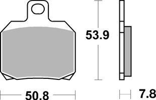 Гальмівні колодки SBS Standard Brake Pads, Ceramic 730HF