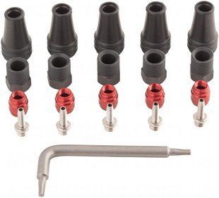 Крепление гидролинии SRAM Red/Force AXS 2-Piece Hose Fitting Kit Short Nut 5 шт. (2010+) 11.5018.061.000