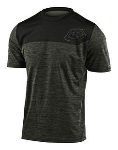 Джерсі TLD Flowline S/S Jersey [Shield Heather Green/Black] Розмір S 335038042
