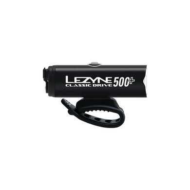 Переднє світло Lezyne CLASSIC DRIVE 500+ FRONT Чорний матовий 500 люменівів Y17 4710582 551772 фото