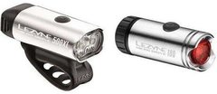 Комплект світла Lezyne Micro Drive 500XL / Micro Drive Pair (500/180 Lumens) сріблястий 4712805 989843 фото