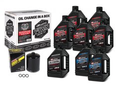Комплект Maxima V-TWIN MILWAUKEE-EIGHT Oil Change Kit - Syntetic [Black], 20w-50 90-129018PB фото