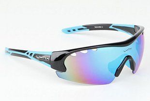 Окуляри Lynx Detroit [Shiny Metallic Black/Blue] Detroit BB