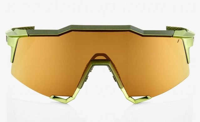 Велосипедні окуляри Ride 100% SpeedCraft - Matte Metallic Viperidae - Bronze Multilayer Mirror, Mirror Lens 61001-389-80 фото