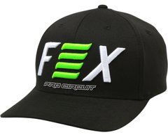 Кепка FOX PRO CIRCUIT FLEXFIT HAT [BLACK], S/M 21110-001-S/M фото