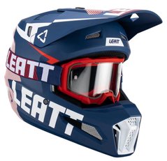 Шлем LEATT Helmet Moto 3.5 + Goggle [Royal], S 1023011101 фото