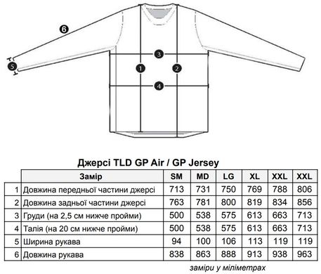 Мото джерси TLD GP JERSEY; Race 81 [Gray] SM 307336002 фото