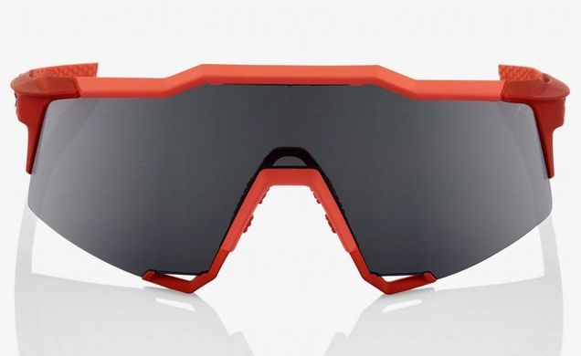 Велосипедні окуляри Ride 100% SpeedCraft - Soft Tact Coral - Black Mirror Lens, Mirror Lens 61001-068-61 фото