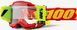 Мото маски 100% ACCURI 2 FORECAST Goggle Red - Clear Lens, Roll-Off 50017-00012
