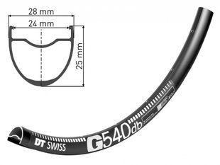 Обід DT Swiss G 540 29x24мм 24отв. RDG054CDPN24SA0781