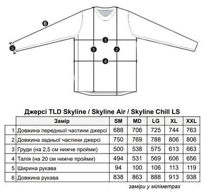 Джерси TLD SKYLINE AIR LS JERSEY [CHANNEL GRAY] L 345989034