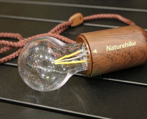 Фонарь кемпинговый Naturehike Bubble lamp 3A battery NH21ZM002 wood grain 6927595783771 фото