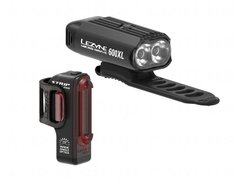 Комплект світла Lezyne MICRO DRIVE 600XL/STRIP PAIR - Чорний / Чорний 4712806 002343 фото