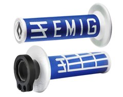 Мото грипсы ODI MX V2 Lock-On EMIG Blue/White H36EMUW фото