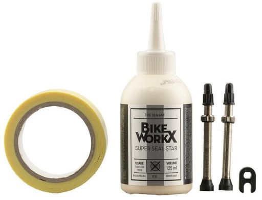 Набір для установки безкамерки BikeWorkX Tubeless Ready Kit Gravel/ROAD TLRKIT/ROAD фото