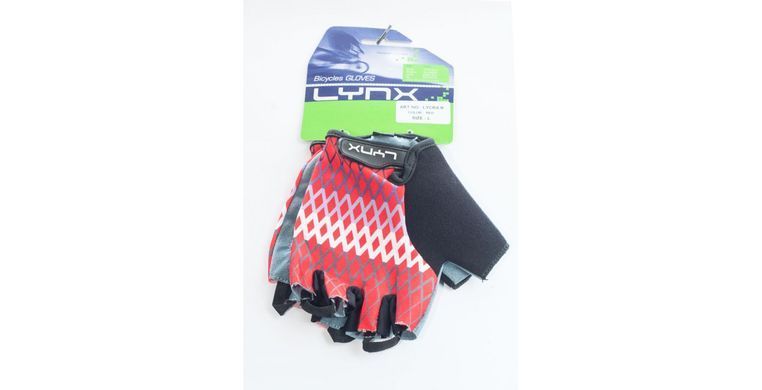 Рукавички Lynx Lycra Red L Lycra R L
