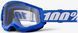 Мото маски 100% STRATA 2 Goggle Blue - Clear Lens, Clear Lens 50027-00014