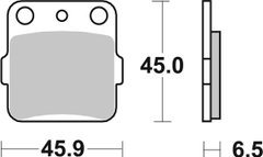 Гальмівні колодки Renthal RC-1 Works Brake Pads, Sintered BP-110 фото