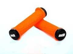 Грипсы ODI Troy Lee Designs Signature MTB Lock-On Bonus Pack Orange w/ Black Clamps (оранжевые с черными замками) D30TLO-B фото
