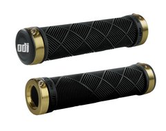 Грипсы ODI Cross Trainer MTB Lock-On Bonus Pack Black w/Gold Clamps (черные с золотыми замками) D30CTB-D фото