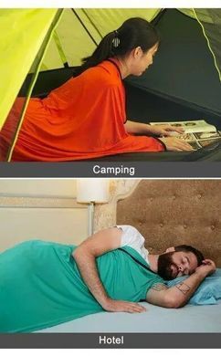 Вкладиш для спального мішка Naturehike High elastic sleeping bag NH17N002-D orange 6927595722459