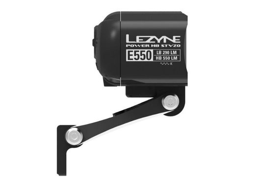 Передний свет для электровелосипеда Lezyne EBIKE POWER HB STVZO E550 черный 550 люмен Y15 4712806 003265 фото
