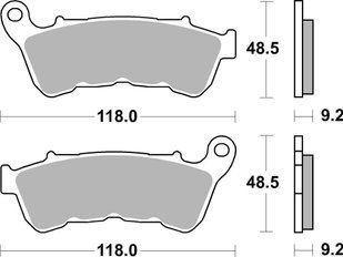 Тормозные колодки SBS High Power Brake Pads, Carbon 934H.CT