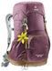 Рюкзак Deuter Zugspitze 22 SL колір 5607 aubergine-lion