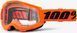 Мото маски 100% STRATA 2 Goggle Neon Orange - Clear Lens, Clear Lens 50027-00015