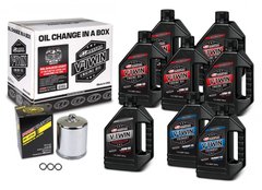 Комплект Maxima V-TWIN MILWAUKEE-EIGHT Oil Change Kit - Syntetic [Chrome], 20w-50 90-129018PC фото