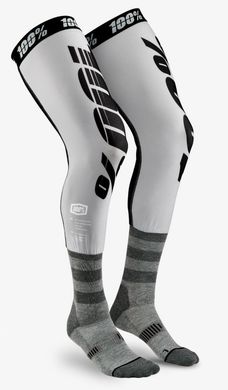 Носки Ride 100% REV Knee Brace Performance Moto Socks [Grey], L/XL 24014-007-18 фото