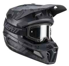 Шлем LEATT Helmet Moto 3.5 + Goggle [Stealth], XL 1023011154 фото