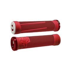 Гріпси ODI AG-2 Signature V2.1 Lock-On Grips - Red/Fire red w/ Red Clamps, червоні з червоними замками D35A2RF-R фото