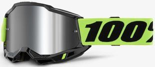 Дитячі окуляри 100% ACCURI 2 Youth Goggle [Neon Yellow], Mirror Silver Lens 50025-00012
