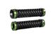 Гріпси ODI Vans® Lock-On Grips, Black w/ Green Clamps (чорні з зеленими замками) D30VNB-GN фото