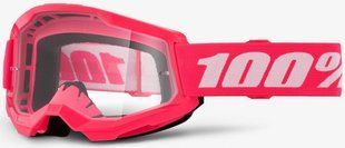 Окуляри 100% STRATA 2 Goggle [Pink], Clear Lens 50027-00017