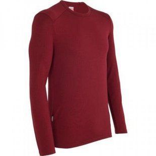 Термофутболка с длинным рукавом Icebreaker BF 260 Tech LS Crewe MEN cabernet M 100 483 J96 M