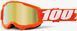 Детская мото маска 100% STRATA 2 Youth Goggle Orange - Mirror Gold Lens, Mirror Lens 50032-00005
