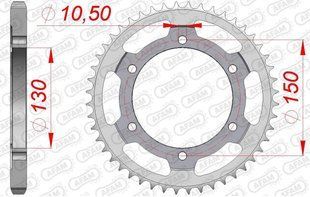 Зірка AFAM Steel Sprocket 525 [Silver], 47z 10502-47