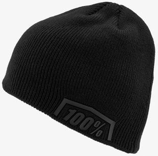Шапка Ride 100% ICON Beanie [Black], One Size 20048-00000