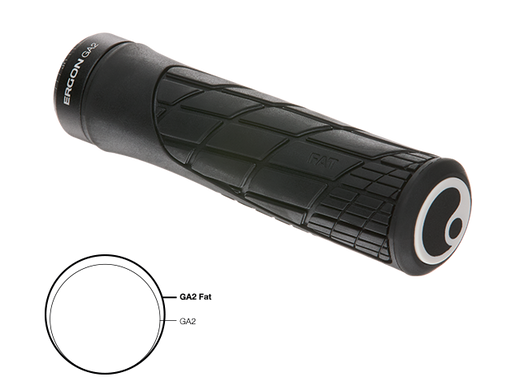 Гріпси Ergon GA2 Fat Black 424 100 89