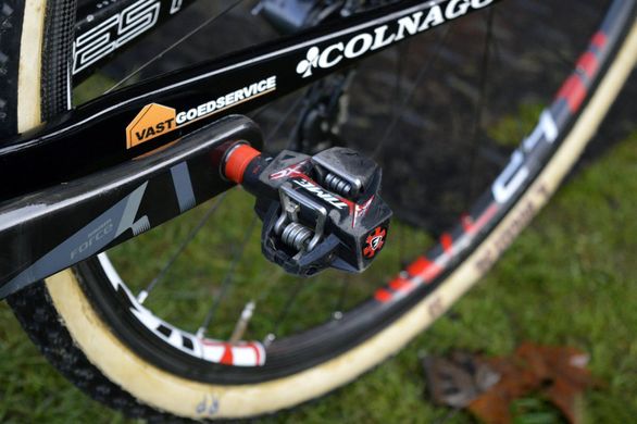 Педалі контактні TIME ATAC XC 12 XC/CX pedal, including ATAC cleats, Black/Red 00.6718.007.000 фото