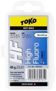 Віск Toko HF Hot Wax blue 40g (550 1023) 550 1023