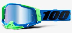Мото маска 100% RACECRAFT 2 Goggle Fremont - Mirror Blue Lens- Mirror Lens 50121-250-12 фото