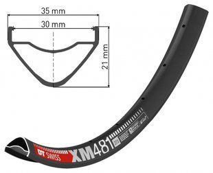 Обід DT Swiss XM 481 29x30мм 28отв. RDXM4829P28S011432