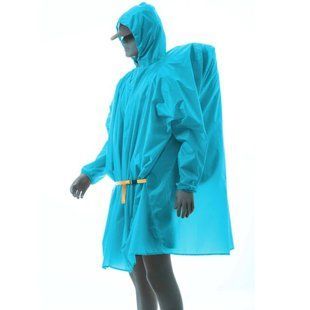 Пончо-дощовик 3F Ul Gear 210T polyester Sleeve blue 6970919905663